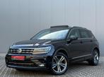 VW Tiguan 2.0 TDI DSG 3xR-Line Pano Xenon Keyless Garantie*, Leder en Stof, Zwart, Bedrijf, SUV of Terreinwagen