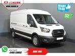Ford Transit 350 2.0 TDCI 130 pk Aut. L3H2 Trend BPM VRIJ/ C, Automaat, Parkeersensor, Wit, Bedrijf