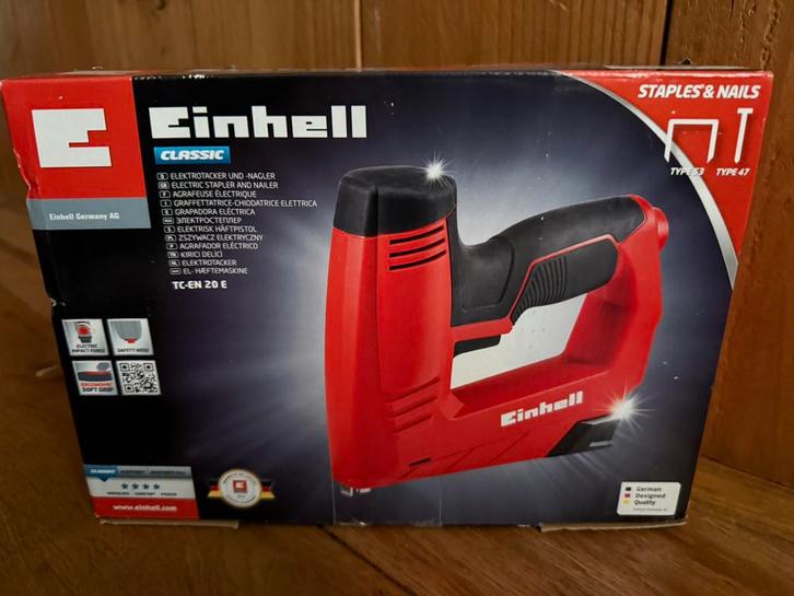 Agrafeuse électrique Einhell TC-EN 20 E, Bricolage & Construction, Outillage | Autres Machines, Neuf, Enlèvement ou Envoi
