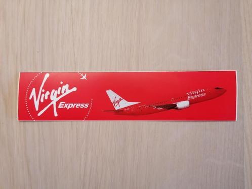 Autocollant Virgin Express #01 Boeing B737-36N OO-VEX Sabena, Collections, Souvenirs Sabena, Neuf, Enlèvement ou Envoi