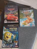 Gamecube : Cars - Tarzan - Spongebob, Games en Spelcomputers, Ophalen of Verzenden, Gebruikt
