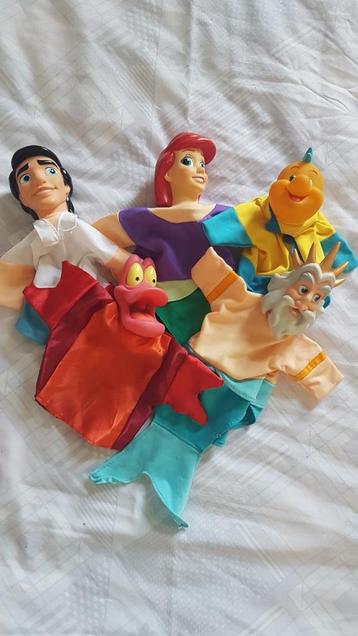 Kleine zeemeermin handpoppen poppenkastpoppen beschikbaar voor biedingen