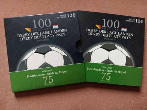 België 10 euro 2005 Heizelstadion - Derby der lage Landen, Postzegels en Munten, Munten | Europa | Euromunten, 10 euro, België