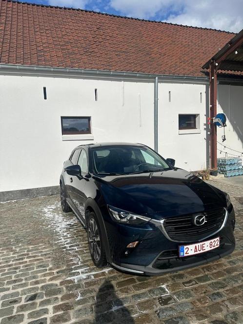 Mazda CX-3 Hakone Skyactiv – 2021 – Donkerblauw – 56.691 km, Auto's, Mazda, Particulier, CX-3, ABS, Achteruitrijcamera, Airbags