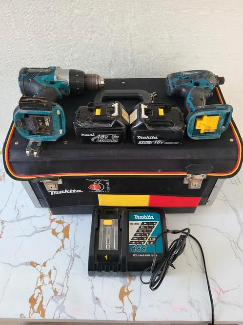 makita set DHP481 + BTD146, Doe-het-zelf en Bouw, Gereedschap | Boormachines, Gebruikt, Ophalen
