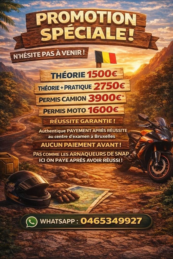 Permis theorie, Bricolage & Construction, Bâches & Films, Enlèvement ou Envoi