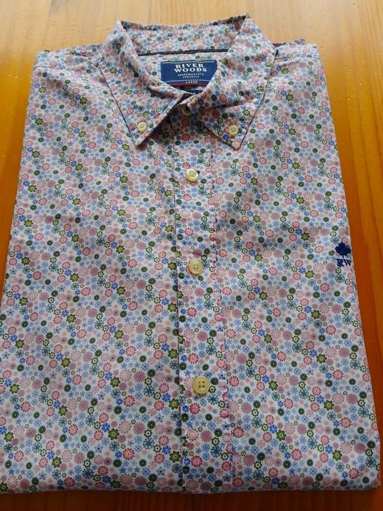 Hemd maat large River woods, Kleding | Heren, Overhemden, Ophalen of Verzenden