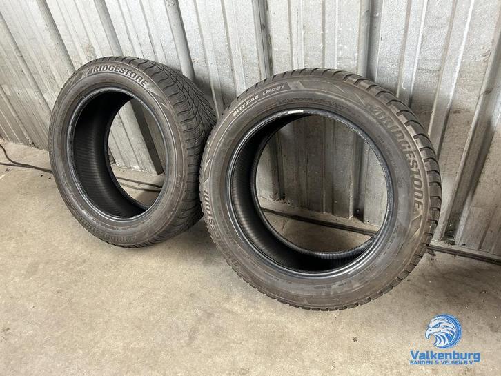6mm! Winterbanden 225/55R18 Bridgestone Blizzak LM001, Auto-onderdelen, Banden en Velgen, Band(en), Winterbanden, 18 inch, 225 mm
