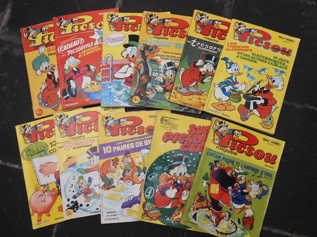 BD PICSOU 27 Volumes, Enlèvement ou Envoi, Utilisé, Divers auteurs