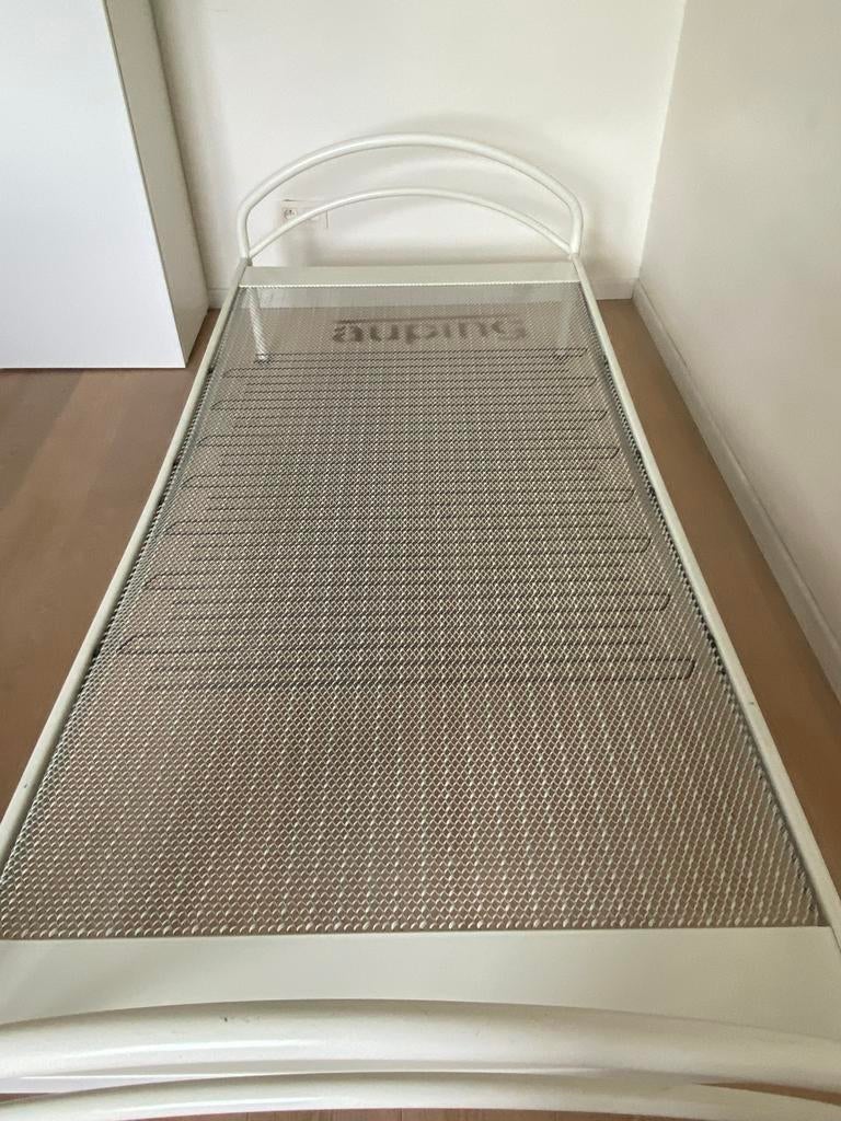 1 persoonsbed Auping frame en spiraalbodem 90x200, Ophalen, Gebruikt, 90 cm, Eenpersoons