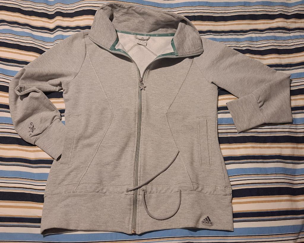 sweat vest Adidas, mt 40, NIEUW, met fijne glitter, Vêtements | Femmes, Pulls & Gilets, Neuf, Taille 38/40 (M), Gris, Enlèvement ou Envoi