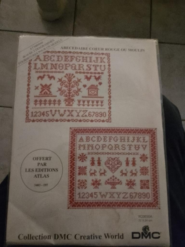 DMC Alphabet borduurwerk