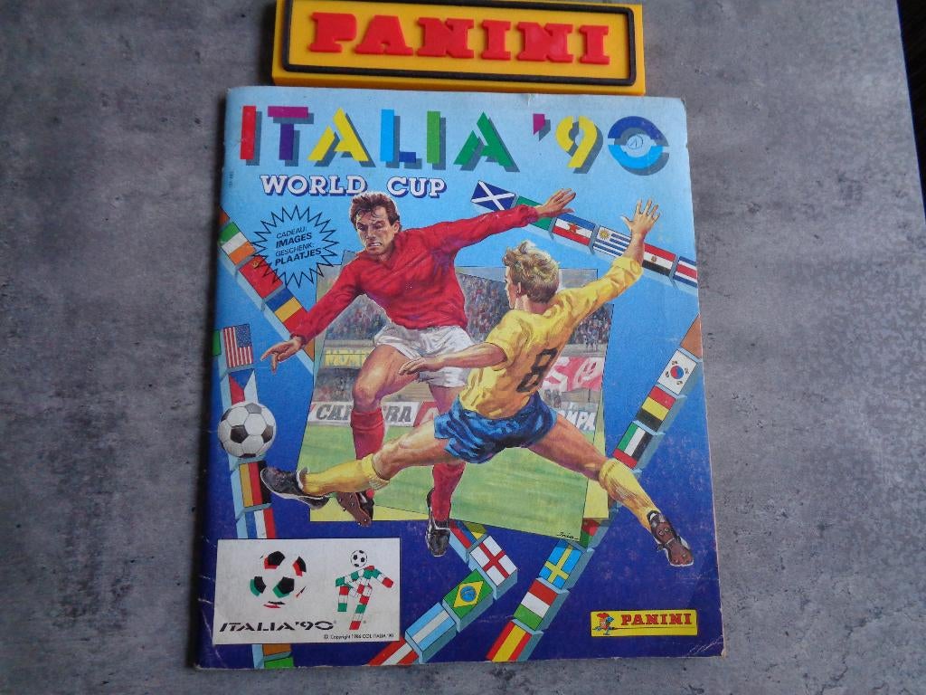 PANINI WK WORLD CUP ITALIA 90 ALBUM COMPLET 1990 FOOTBALL, Envoi, Comme neuf, Autocollant