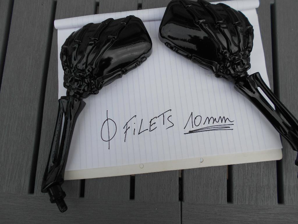 Retro g&d custom main squelettes NEUF, Motos, Enlèvement