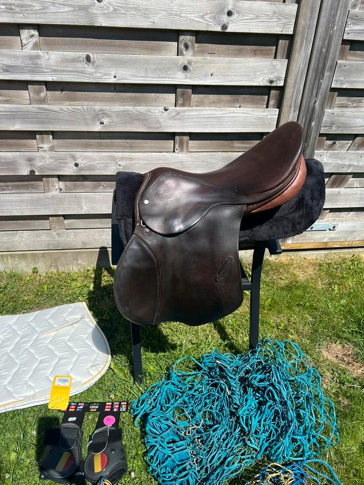 Zadel Wagenmans 17,5 inch mw boom, Dieren en Toebehoren, Paarden en Pony's | Zadels, Zo goed als nieuw, Ophalen of Verzenden