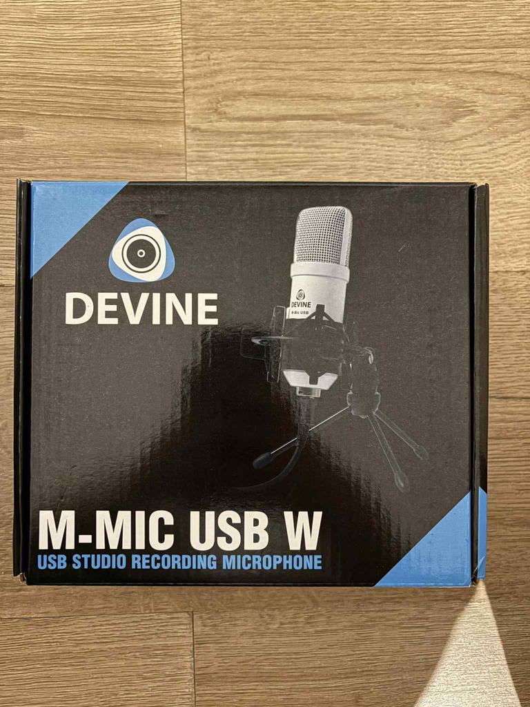 Devine M-Mic USB Studio Microfoon, Computers en Software, Computerkoelers, Zo goed als nieuw, Ophalen