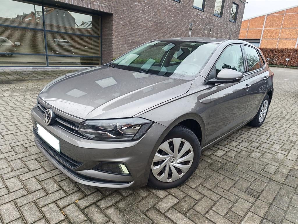 Volkswagen Polo 1.0TGi/ 64.000km/2018/1er Propriétaire/CT OK, Autos, Volkswagen, Argent ou Gris, Euro 6, Entreprise, Airbags