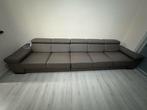 URGENT Canapé 5 places similicuir gris, Enlèvement, Utilisé, Autres matériaux