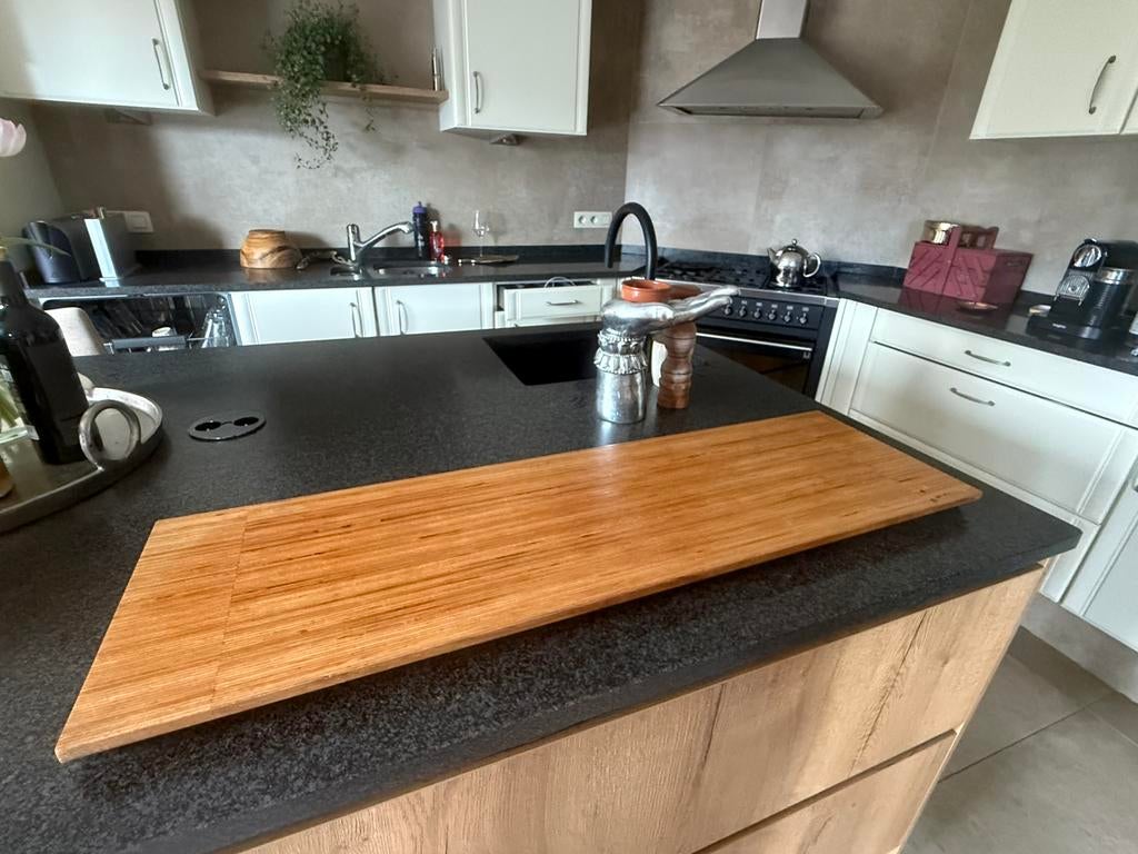 Prachtige houten serveerplank 102 cm!, Ophalen, Zo goed als nieuw