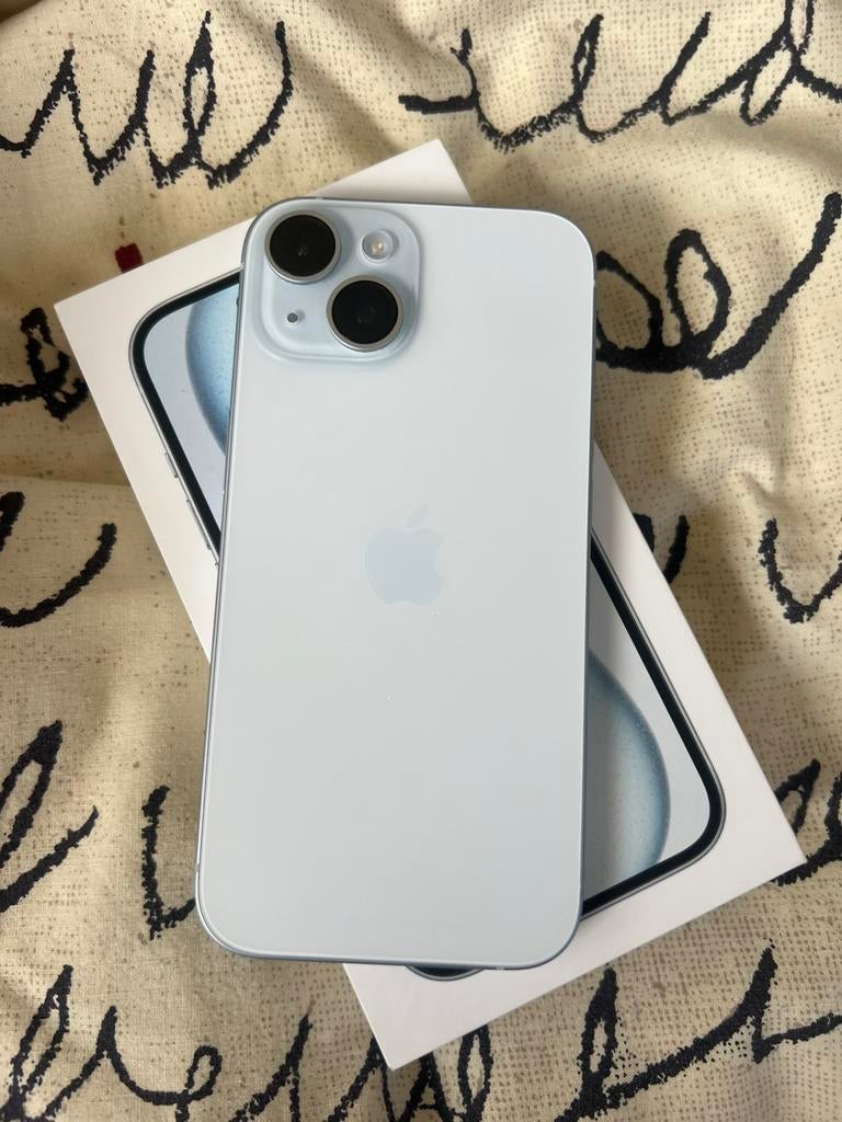 iPhone 15 - 128GB - Blue | MagSafe Battery Pack | Charger, 128 GB, IPhone 15, Blauw, Ophalen of Verzenden