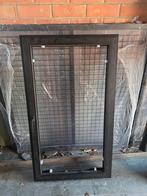 Nieuw aluminium raam zwart 80cmx140cm, Ophalen, Aluminium