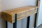 Console meuble en ancienne poutre en chêne, Enlèvement ou Envoi, Neuf, Bois