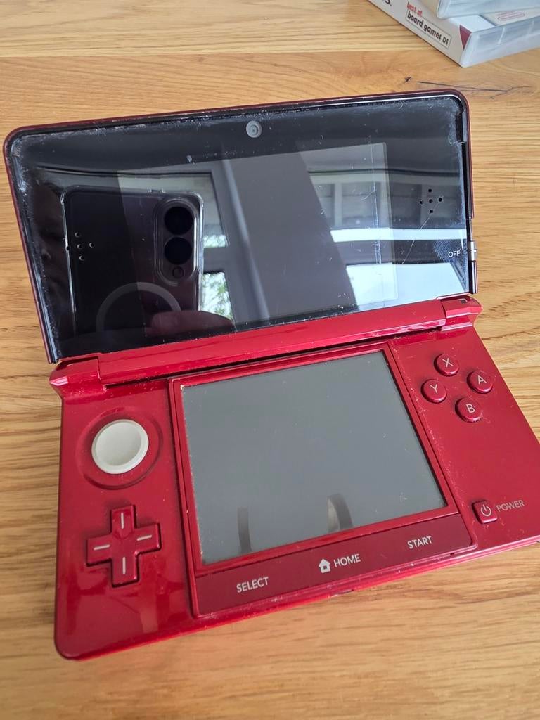 Console Nintendo 3DS avec 14 jeux, Rouge, Enlèvement ou Envoi, 3DS, Utilisé