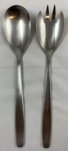 Gero Zilmeta 512 Foxtrot Salatbestek 21 cm Vintage, Huis en Inrichting, Keuken | Bestek, Zo goed als nieuw, Bestekset, Inox of Chroom