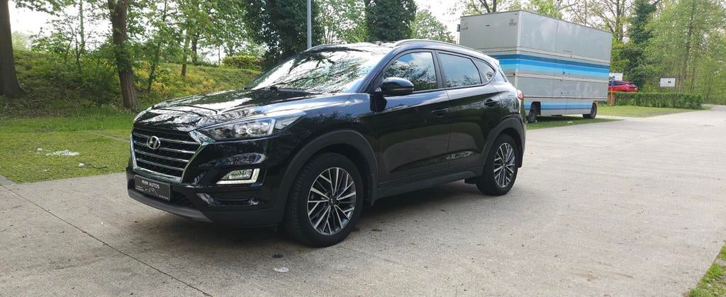 Hyundai Tucson IX35 1.6 Benzine Automaat Bj.2019 Met 49.000k, Testrit aan huis, Stof, Zwart, 5 deurs