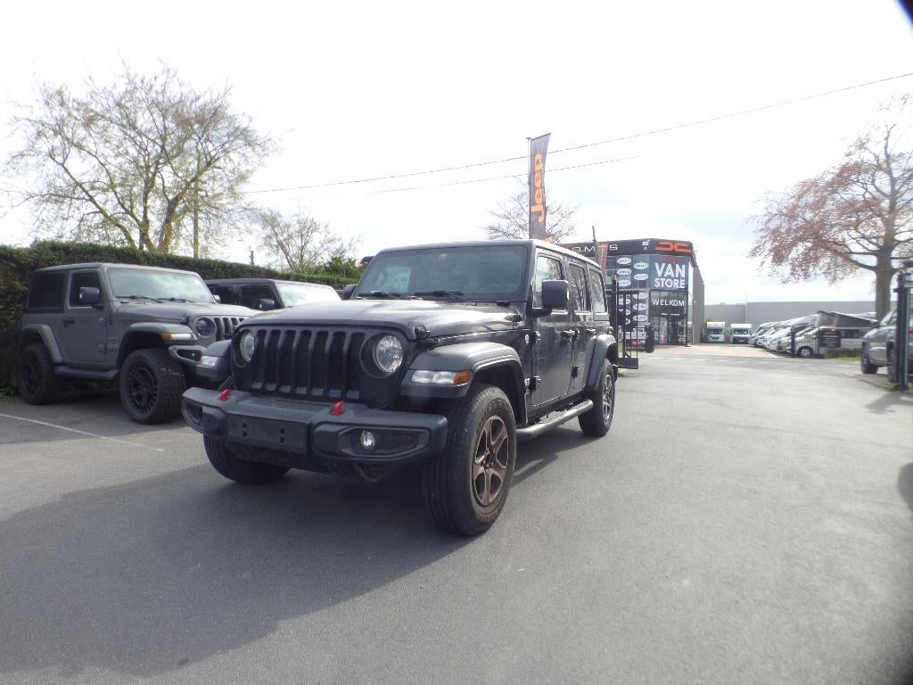 Jeep wrangler Unlimited 2.2 Diesel **Turbo defect**, Auto's, Jeep, Automaat, Stof, Zwart, Bedrijf