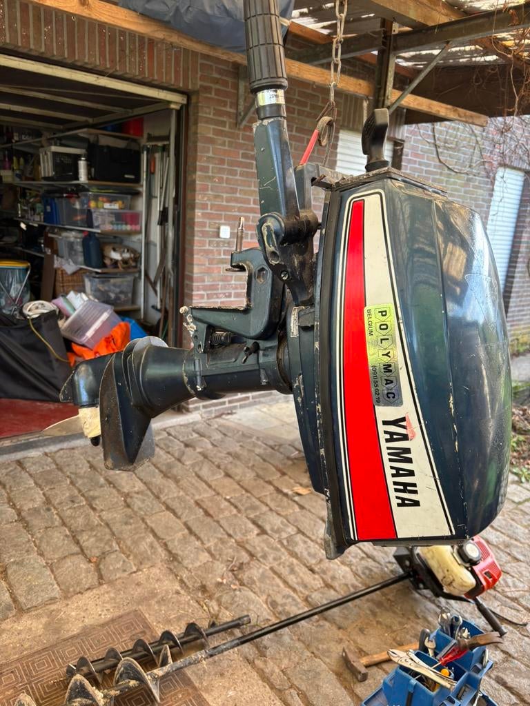 Yamaha 2t 8pk buitenboordmotor, Watersport en Boten, Ophalen, Gebruikt