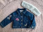 Monnalisa jeansvest, Kinderen en Baby's, Babykleding | Maat 86, Ophalen of Verzenden, Zo goed als nieuw, Monnalisa, Truitje of Vestje