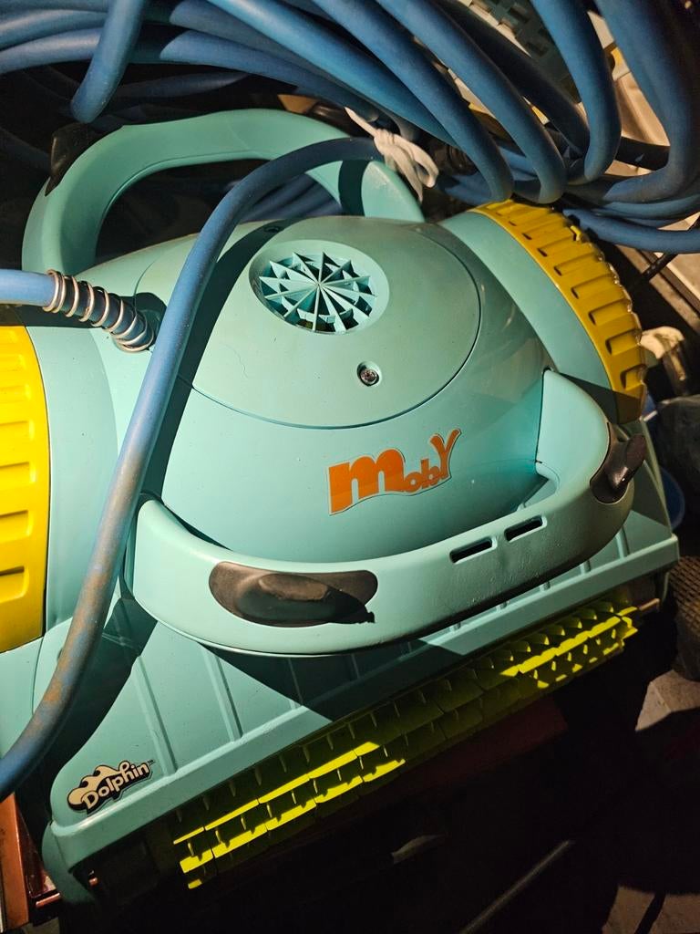 Zwembadrobot dolphin is paar gebruikt doet de bodem, Jardin & Terrasse, Accessoires de piscine, Enlèvement