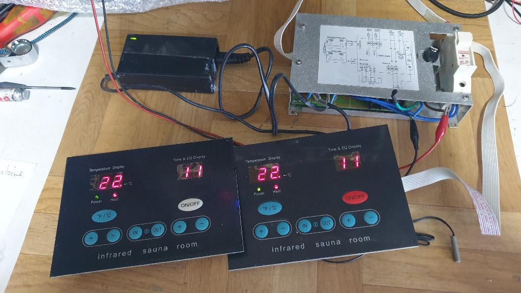 jw1398: sauna bediening: Aqualine Classic IR Control Panel, Ophalen of Verzenden, Gebruikt