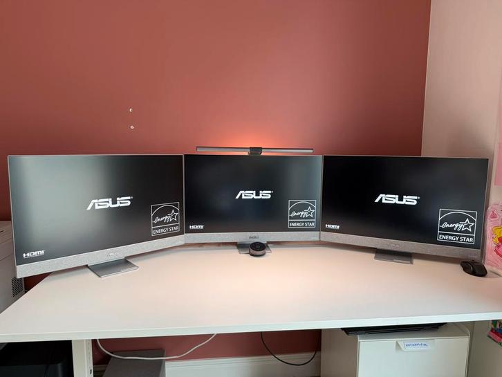 ASUS ZenScreen Smart MS27UC (3stuks) — nog >1j garantie!, Computers en Software, Monitoren, Zo goed als nieuw, DisplayPort, IPS