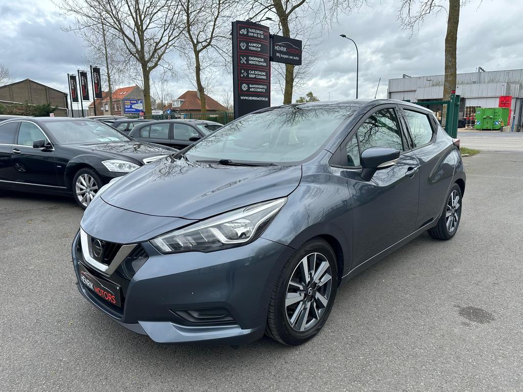 Nissan Micra 1.0i •Airco• •Cruise• •Navi• PROPERE STAAT, Micra, Bedrijf, Te koop, Benzine