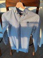 River Woods - blauw/rood gebloemd hemd - 10 jaar, Enlèvement, Comme neuf, Garçon, Chemise ou Chemisier