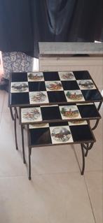 table gigognes en céramique vintage, Enlèvement ou Envoi