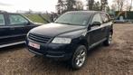 Volkswagen touareg 2.5tdi lichtevracht, Auto's, Zwart, Leder, Diesel, Vierwielaandrijving