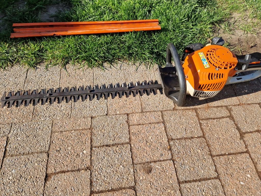 Stihl heggenschaar 60cm blad pas geslepen, Tuin en Terras, Heggenscharen, Ophalen