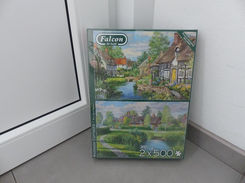 Puzzels Falcon de Luxe - 2 x 500 stuks, Ophalen of Verzenden, Minder dan 500 stukjes, Zo goed als nieuw, Legpuzzel