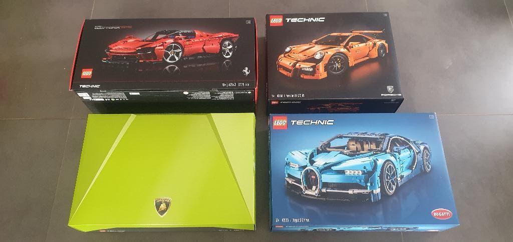Set Lego Technic superauto's met porsche 42056, sealed, Ongeopend/sealed, Lego, Nieuw, Ophalen of Verzenden