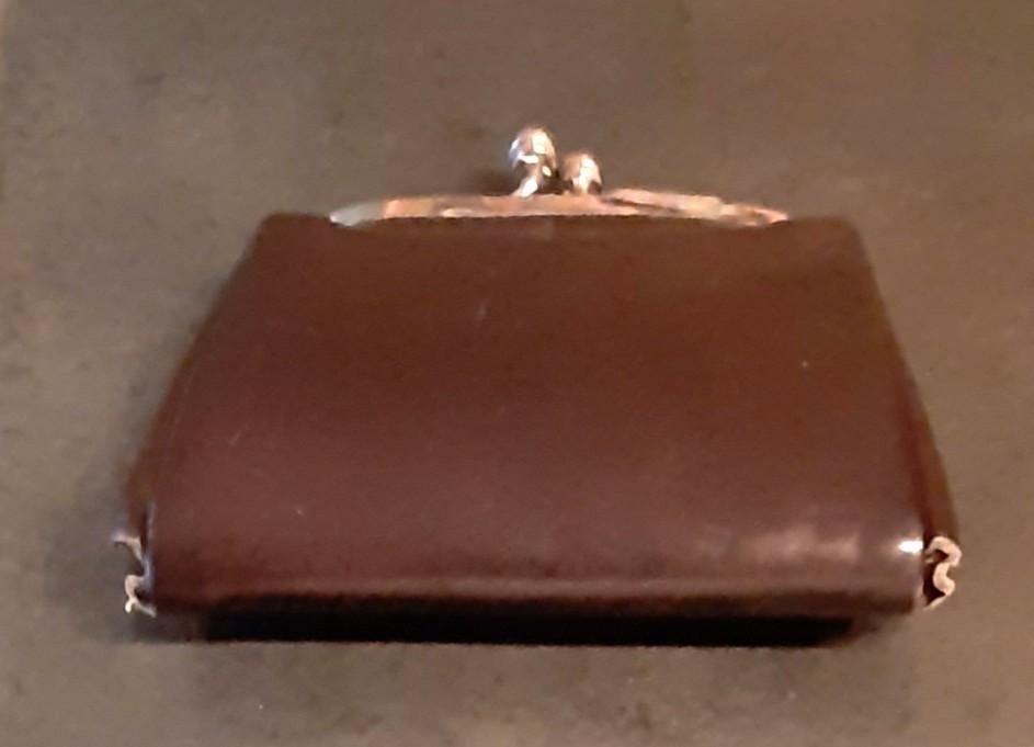 Te koop: Zo goed als nieuw!!!Mooie bruine lederen geldbeugel, Ophalen, Zo goed als nieuw, Bruin, Leder