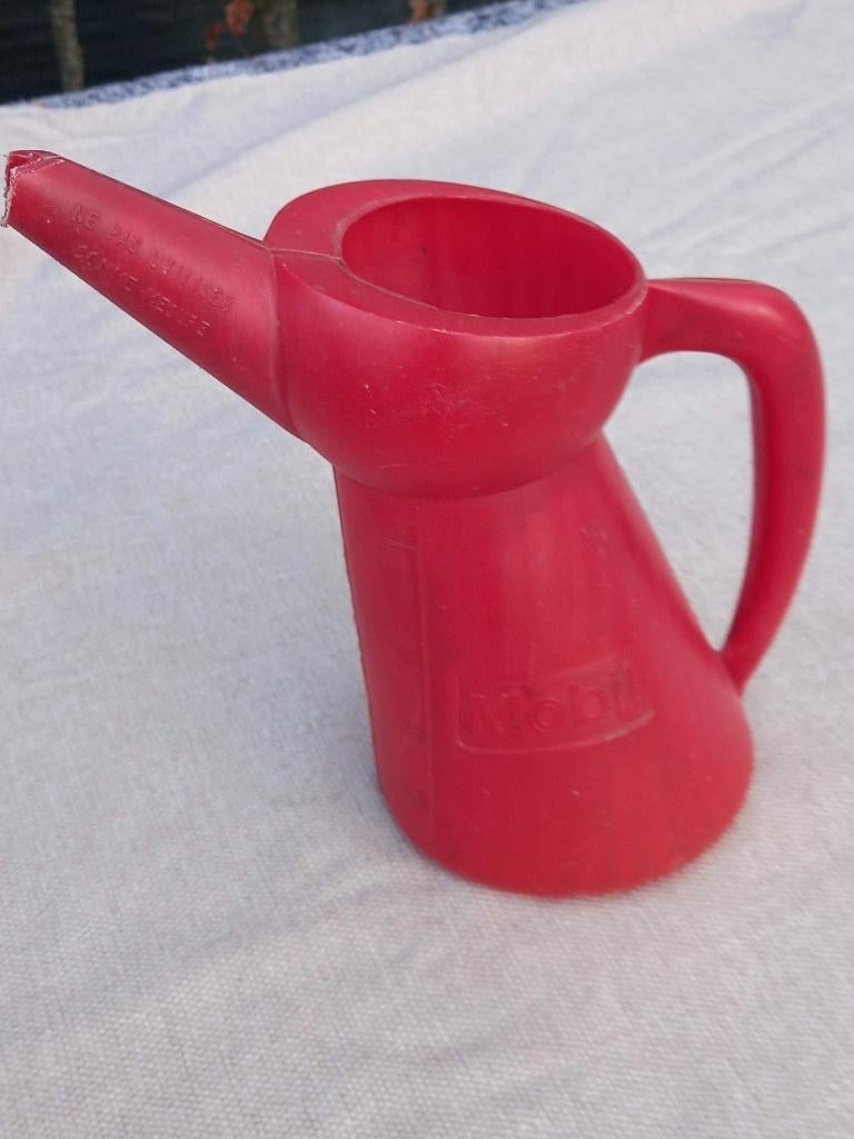 bidon d'huile vintage MOBIL, Collections, Marques & Objets publicitaires, Enlèvement ou Envoi, Comme neuf, Ustensile