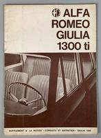 Alfa Romeo Giulia 1300 ti, Enlèvement ou Envoi