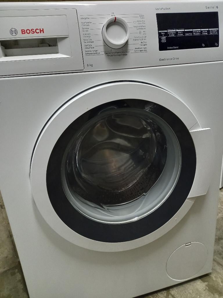 Machine à laver BOSCH 8kg A +++.série 6, Enlèvement, Comme neuf, Chargeur frontal