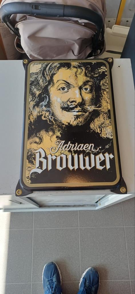 Emaille reclamebord, Enlèvement ou Envoi, Panneau publicitaire