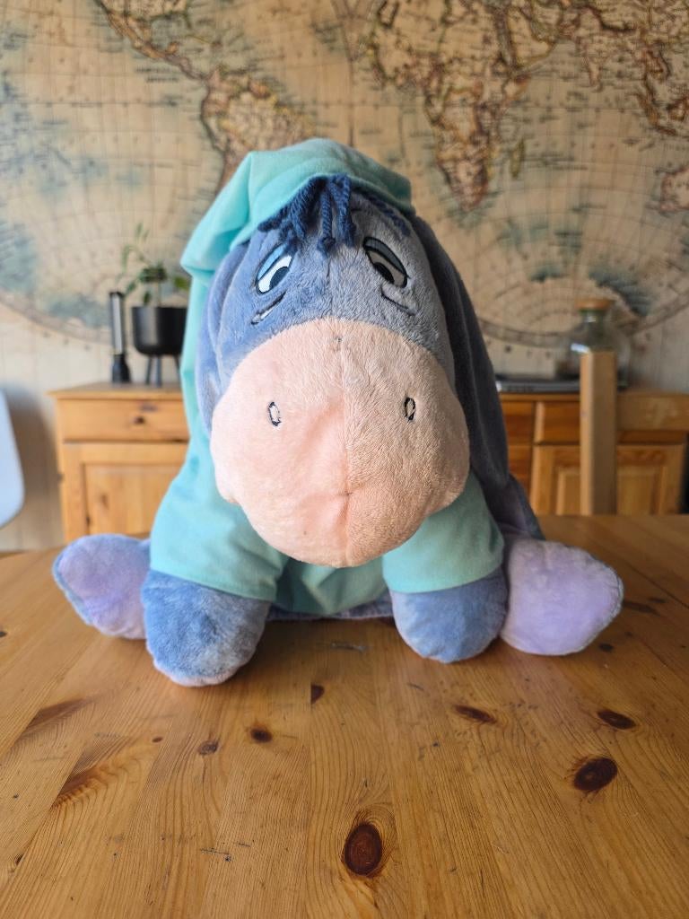 Peluche Bourriquet en pyjama, Enfants & Bébés, Enlèvement, Comme neuf, Autres types