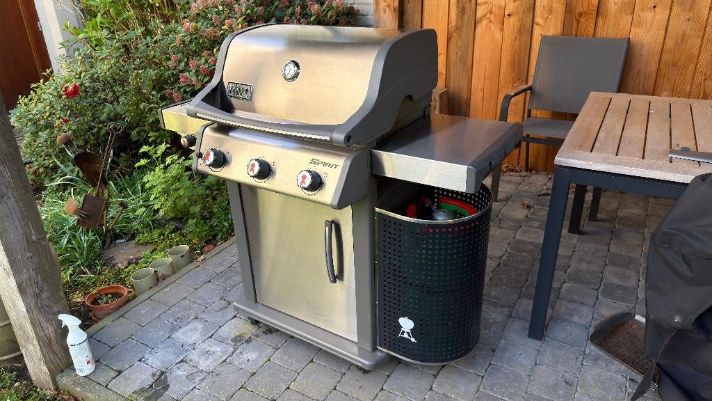 Weber Spirit S 320 Premium System Edition-roestvrij staal, Tuin en Terras, Gasbarbecues, Gebruikt, Ophalen