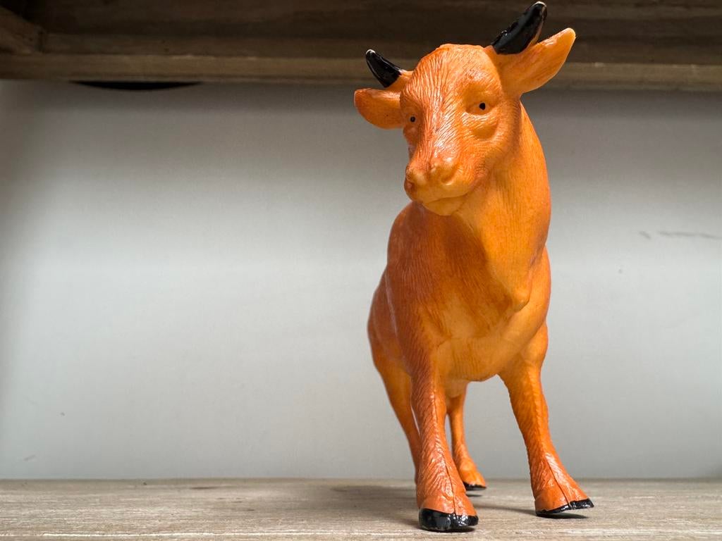Miniatuur speelgoed koe - 10 cm, Ophalen of Verzenden, Zo goed als nieuw